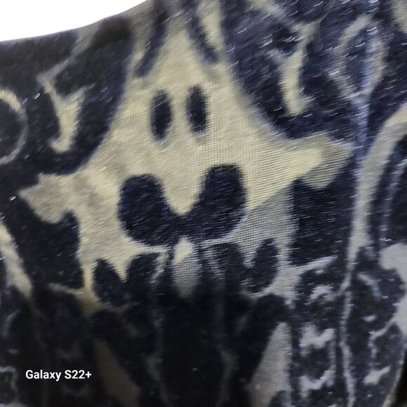 City Triangles Velvet Burnout Skater Dress Juniors SZ 0 Whimsygoth Fairy Witchy - Picture 4 of 4